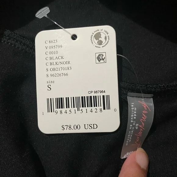 NWT Free People Movement Swing Of Things Skort Black Size Small - Picture 6 of 6